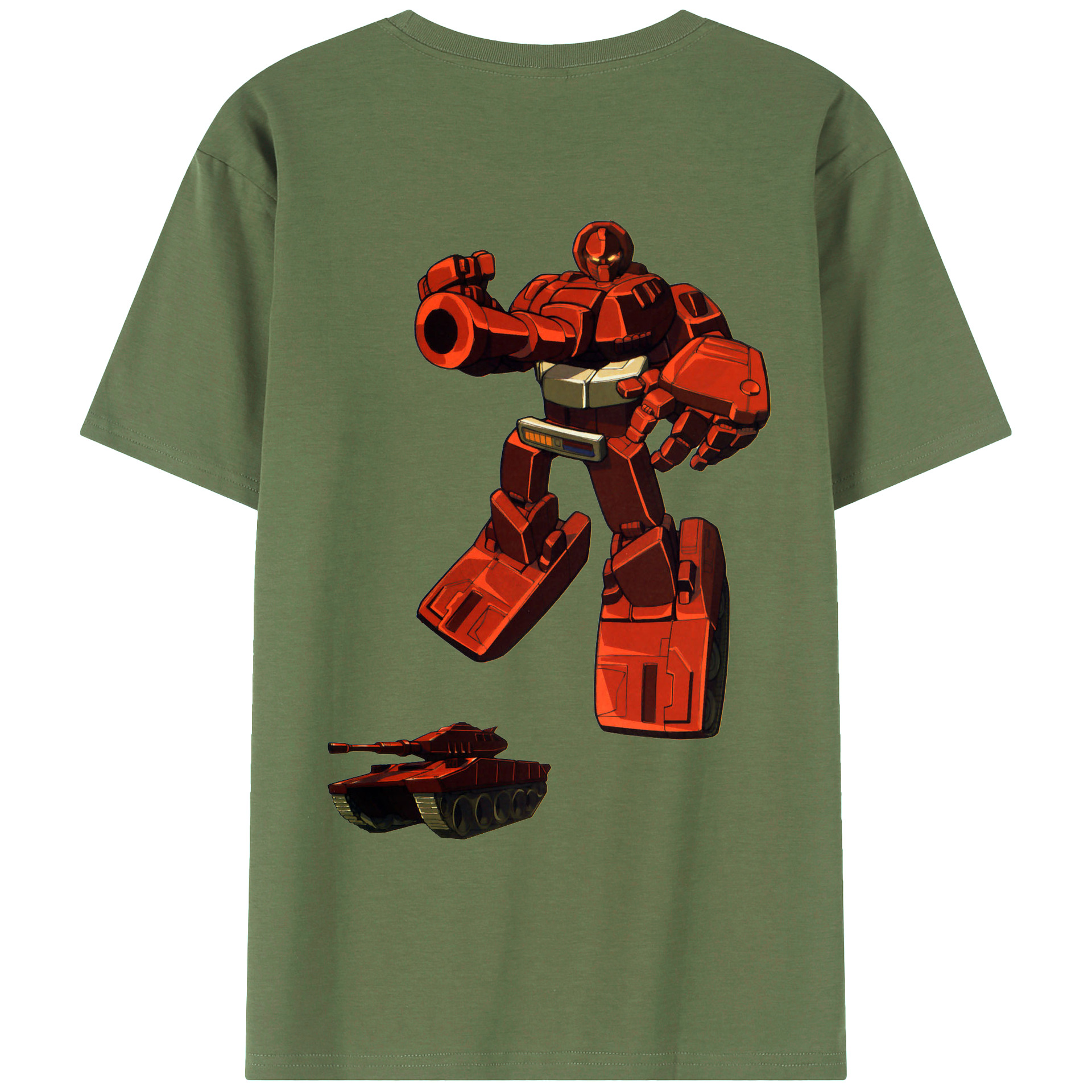 （画像用）  綿100％ メンズ半袖Tシャツ（バックプリント） 通気性